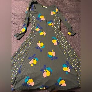 Boden Charcoal Gray Dress